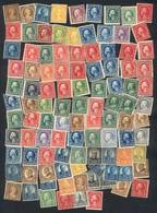 UNITED STATES: Lot Of Old Mint NO GUM Stamps, Fine To Very Fine General Quality. VERY HIGH CATALOG VALUE, Good Opportuni - Andere & Zonder Classificatie