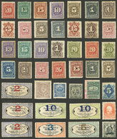 UNITED STATES: Telegraphs, Private Posts, Cinderellas, Etc.: Interesting Lot Of Varied Stamps, The General Quality Is Fi - Verenigde Staten