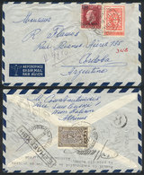 GREECE: "Airmail Cover Sent From Athens To Argentina On 27/FE/1950 Franked With 4.500d. The Address Was Incorrect (wrong - Sonstige & Ohne Zuordnung