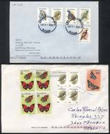 GUYANA: 2 Modern Covers Sent To Argentina With Fantastic And Very Thematic Commemorative Postages! - Guyana (1966-...)