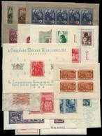 HUNGARY: Lot Of Lightly Hinged Souvenir Sheets, Several Of Fine Quality, Others With Stain Spots On Gum, Yvert Catalog V - Lotes & Colecciones