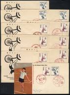 JAPAN: TOPIC SPORTS: 10 Covers Of 1958 With Various Special Postmarks, VF Quality! - Usados