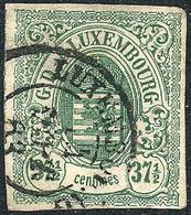 LUXEMBOURG: Sc.11, 1859/64 37½c. Green, Used, VF Quality, Catalog Value US$200. - Andere & Zonder Classificatie