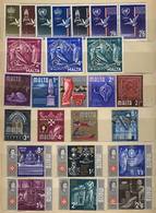 MALTA: Lot Of Modern Stamps In Stockbook, Very Thematic, MNH And Of Excellent Quality, Yvert Catalog Value Euros 215+ - Malte