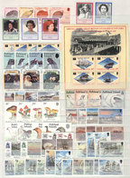 FALKLAND ISLANDS/MALVINAS: Lot Of Modern Sets In A Stockbook, MNH And Of Excellent Quality, Also VERY THEMATIC. The Scot - Falklandinseln