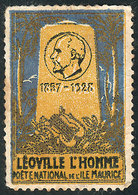 MAURITIUS: Leoville L'Homme, Poete National De L'Ile Maurice, Minor Defects, Interesting! - Mauritius (1968-...)