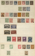 MONACO: Lot Of Stamps On Old Album Pages, Including Good Values And Scarce Stamps. Mixed Quality (from Defects To VF), I - Collections, Lots & Series