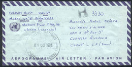 UNITED NATIONS: Aerogram Sent By Registered Mail To Argentina On 1/OC/1993 By An Argentine Soldier Of The UN Protection  - Otros & Sin Clasificación