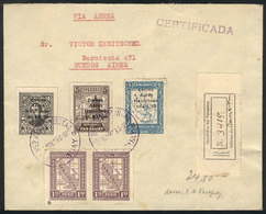 PARAGUAY: Registered Airmail Cover Sent From Asunción To Buenos Aires On 9/MAY/1929, VF Quality! - Paraguay