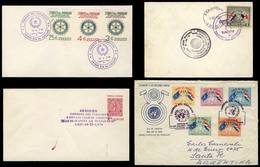 PARAGUAY: 4 Interesting Covers / Cards With Special Postmarks, First Day Postmark, Etc. - Paraguay