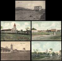 PARAGUAY: 5 Old Postcards With Good Views Of: Patino-Que, Paraguarí, Limpio, Villa Rica And Caacupé, Excellent Quality,  - Paraguay