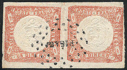 PERU: "Sc.12, Pair Of Very Fine Quality Used With ""PISAG."" Cancel." - Pérou