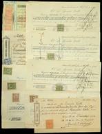 PERU: More Than 90 Receipts Of 1904/1907 With Revenue Stamps Of The Compañía Nacional De Recaudación, Scarce And Interes - Perú