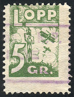 POLAND: "Cinderella For Airmail ""LOPP"", Value 5Gr., Used, VF Quality!" - Other & Unclassified