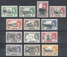 SAINT HELENA: Sc.140/152, 1953 Bird And Landscapes, Complete Set Of 13 Values, Very Fine Quality, Catalog Value US$103+ - Isola Di Sant'Elena