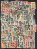 SYRIA: Lot Of Large Number Of Used Stamps On Fragments, Perfect Lot To Look For Rare Postmarks, VF Quality! - Siria