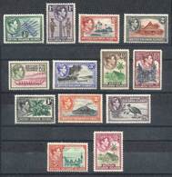 SOLOMON ISLANDS: Sc.67/79, 1939/51 Bird, Landscapes Etc., Complete Set Of 13 Values, Very Fine Quality! - Solomoneilanden (1978-...)