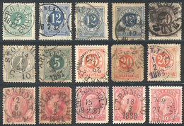 SWEDEN: Lot Of Used Stamps, With Good Values And Interesting Cancels, Fine To VF General Quality, Good Opportunity! - Verzamelingen