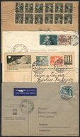 SWITZERLAND: 4 Covers / Cards Sent To Argentina Between 1933 And 1953, Interesting Group. - ...-1845 Prephilately