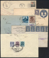 WORLDWIDE: 5 Covers Used Between 1894 And 1940, Very Fine Quality, Low Start! - Amerika (Varia)