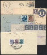 WORLDWIDE: 5 Covers Used Between 1894 And 1940, Very Fine Quality, Low Start! - Otros - América