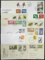 WORLDWIDE: TOPIC FAUNA: 14 FDCs Of Various Countries, Very Nice! - Europe (Other)