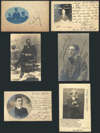 WORLDWIDE: MEN: 6 Old Postcards, Very Nice, Fine To VF General Quality! - Football