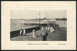 URUGUAY: Montevideo: Terraza De Los Pocitos, Circa 1905, Excellent Quality! - Uruguay