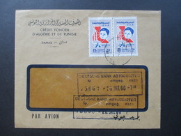 Syrien / UAR 1960 Air Mail / Luftpost Credit Foncier D'Algerie Et De Tunisie Damas. Marken Children's Day 1959 - Syria