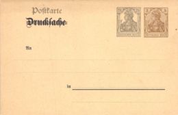 P114 Y (DRP2) Deutsches Reich Blanc - Cartes Postales
