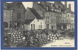 CPA Cote D'Or 21 Auxonne Marché Aux Choux Fleurs Market écrite - Auxonne