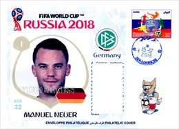 ARGHELIA - Philatelic Cover Neuer Germany FIFA Football World Cup Russia 2018 Fußball Футбол Россия 2018 Deutschland - 2018 – Rusland