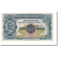 Billet, Grande-Bretagne, 5 Pounds, 1958, KM:M23, TTB - British Armed Forces & Special Vouchers