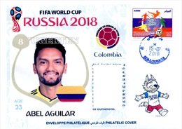 ARGHELIA - Philatelic Cover Aguilar Colombia FIFA Football World Cup Russia 2018 Fußball Футбол Россия 2018 - 2018 – Rusland