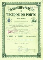 PORTUGAL, Acções & Obrigações, F/VF - Neufs