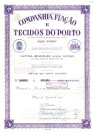 PORTUGAL, Acções & Obrigações, F/VF - Neufs