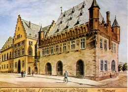 Alt Frankfurt Am Main - Leinwandhaus Und Archiv - Formato Grande Non Viaggiata – E 7 - Frankfurt A. D. Oder