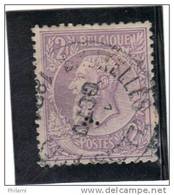 BELGIQUE, COB 52, OBL, PERFORE,   (4M109) - 1863-09