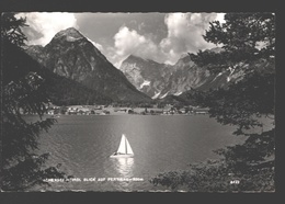 Pertisau - Achensee - Blick Auf Pertisau - Segelboot / Voilier / Sailing Boat - 1955 - Pertisau