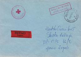 Croatia 1994 Sveti Ivan Zelina Red Cross Missing Persons Balkan War Express Cover - Militaria