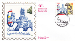 MONACO    2000  Enveloppe  Y.T. N° 2269  Oblitéré - Usados