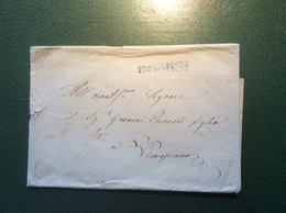 Schweiz POSTABLAGE Stempel „PROMONTOGNO“ (GRAUBÜNDEN GR) 1850 Vorphilatelie Brief > Vicosoprano - ...-1845 Préphilatélie