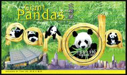 China Hong Kong 1999 Giant Panda In Hong Kong SS/Block MNH - Blocks & Kleinbögen