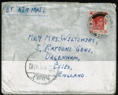 RB 1225 -1948 Airmail Cover - Hong Kong Army Signals To UK - China Interest - Storia Postale