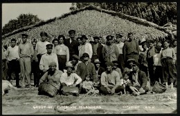 RB 1226 -  Real Photo Postcard - Group Of Pitcairn Islanders - Ethnic Pitcairn Islands - Isole Pitcairn