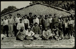 RB 1226 -  Real Photo Postcard - Group Of Pitcairn Islanders - Ethnic Pitcairn Islands - Pitcairn Islands