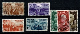 RB 1226 -  Italy Occupation Of Ethiopia - 1936 Used Stamps - Cat £36+ - Ethiopia
