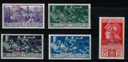 RB 1226 -  Italy Aegean Egeo Dodecanese - 1930 Ferrucci Set Of 5 Mint Stamps Patmos Patmo - Egée (Patmo)