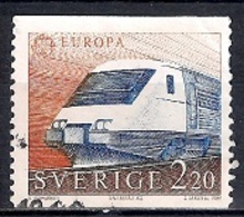 Sweden 1988 - EUROPA Stamps - Transportation And Communications - Oblitérés