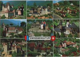 Swissminiatur Melide - Thun, Burgdorf, Pruntrut, Chillon, Kyburg, Lenzburg, Colombier, Gruyeres - Melide